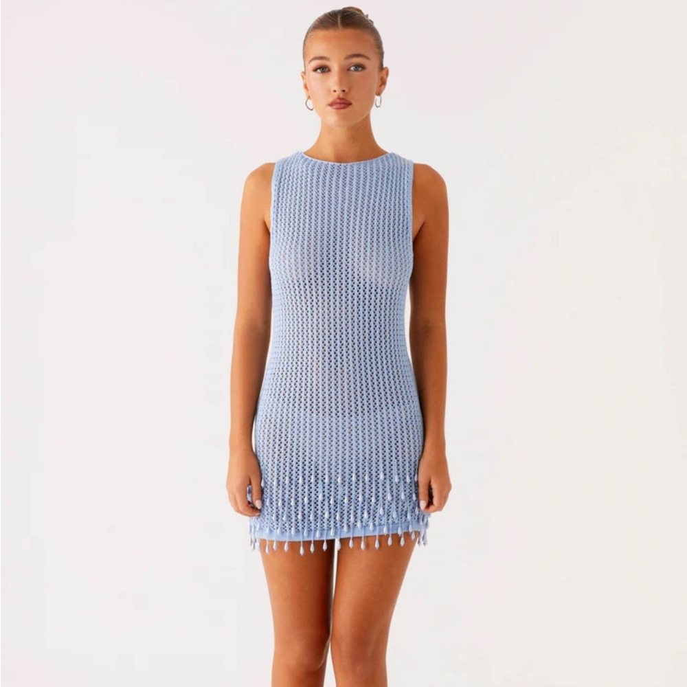 Peppermayo Beaded Crochet Dress